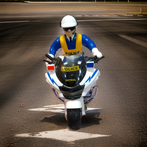 Police Patrol Bike For Kids - Image 2