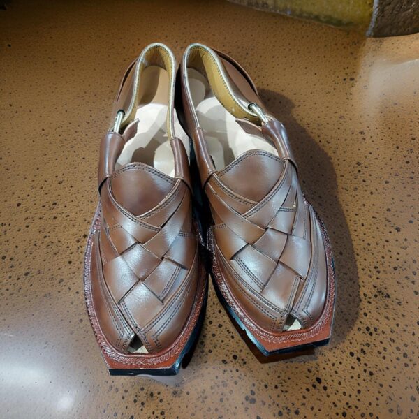 Special Maroon Norozi Premium Leather Chappal - Image 3