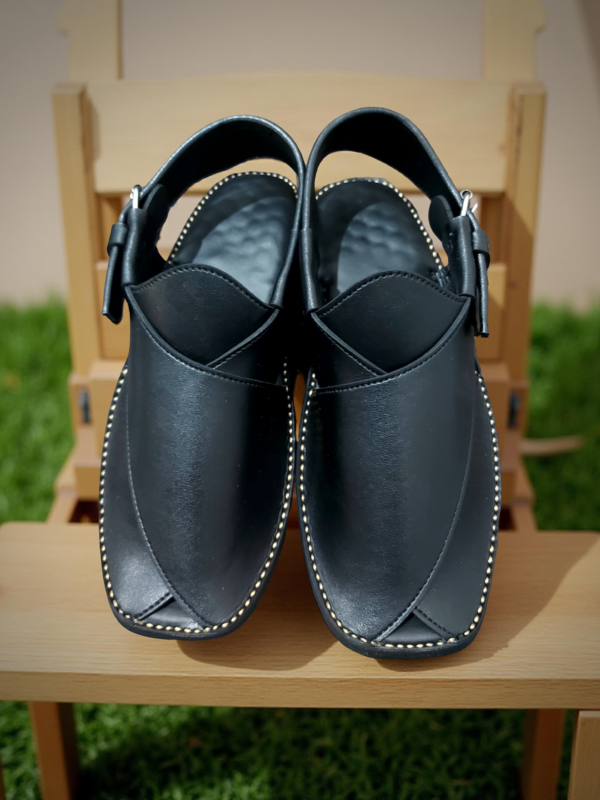 Black Gogo Charsadda Chappal