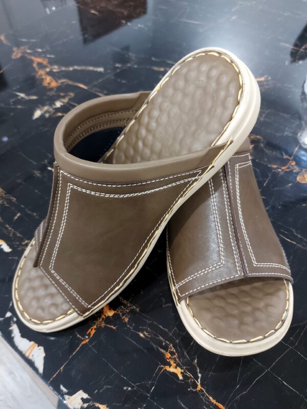 Handmade Dark Brown Charsadda Chappal