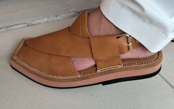 Camel Brown Smart Kaptaan Chappal - Image 6